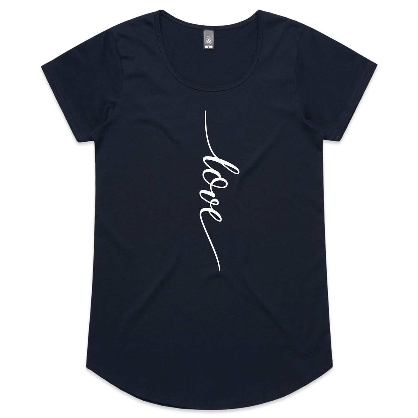 Love Vertical - Womens Scoop Neck T-Shirt