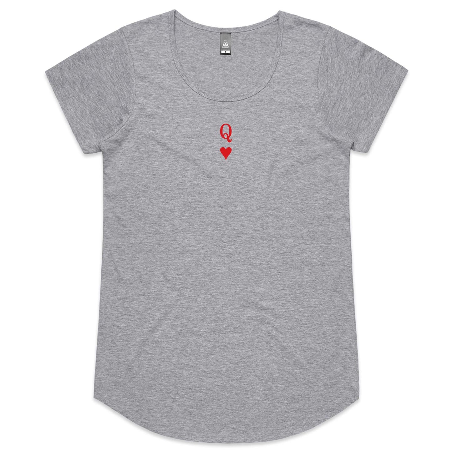 Queen of Hearts - Womens Scoop Neck T-Shirt