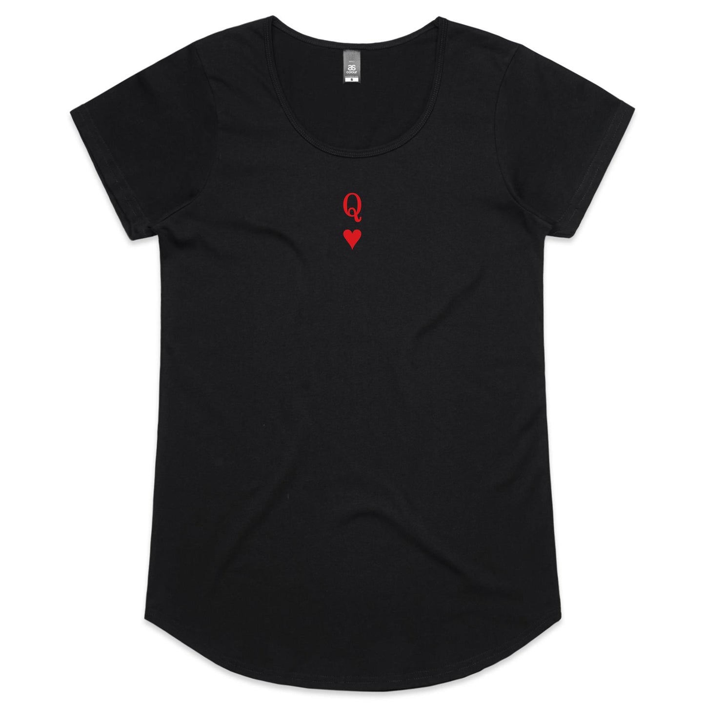 Queen of Hearts - Womens Scoop Neck T-Shirt
