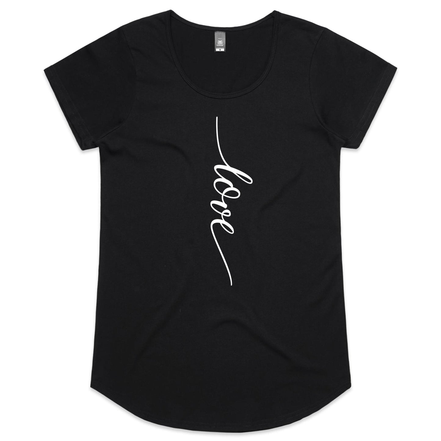 Love Vertical - Womens Scoop Neck T-Shirt