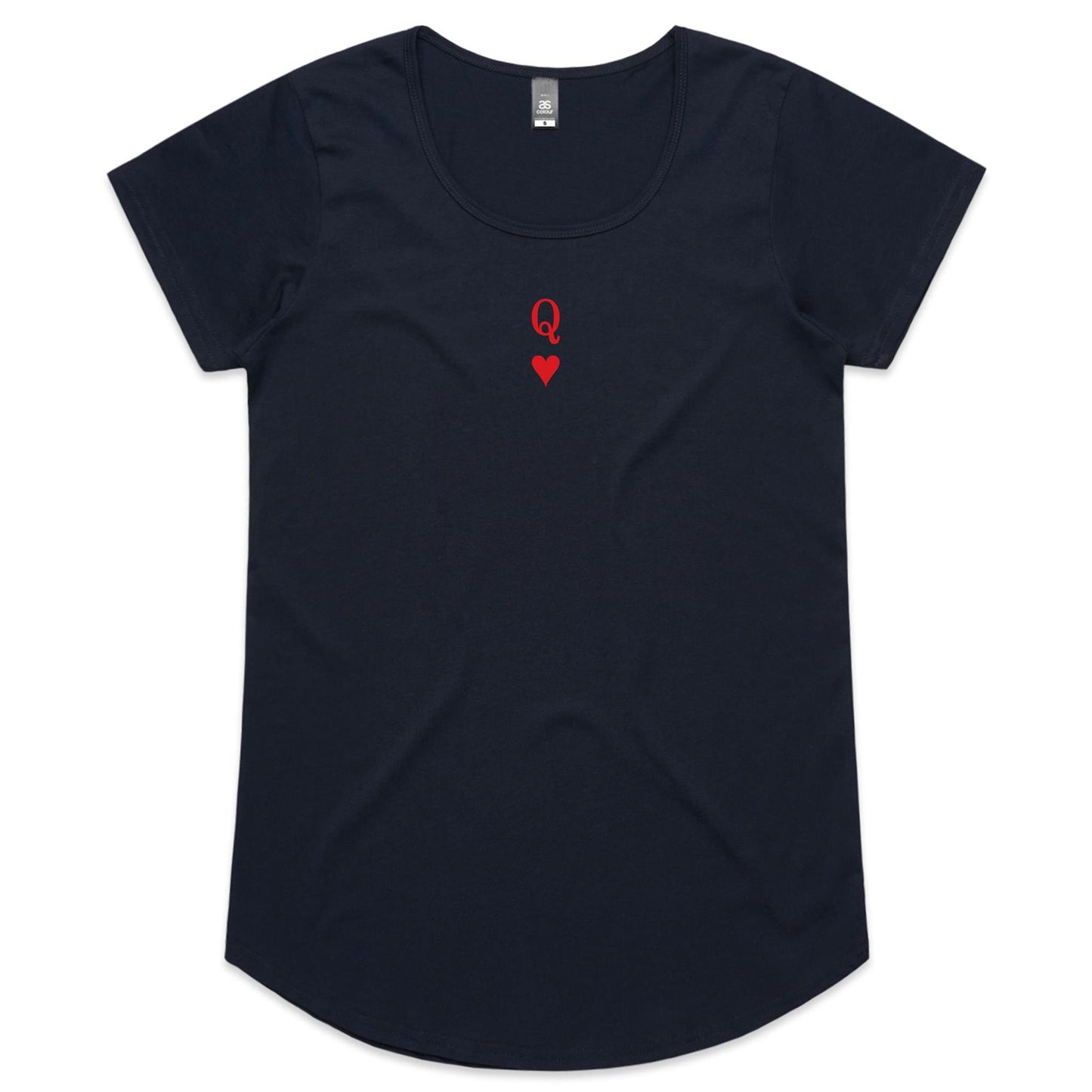 Queen of Hearts - Womens Scoop Neck T-Shirt