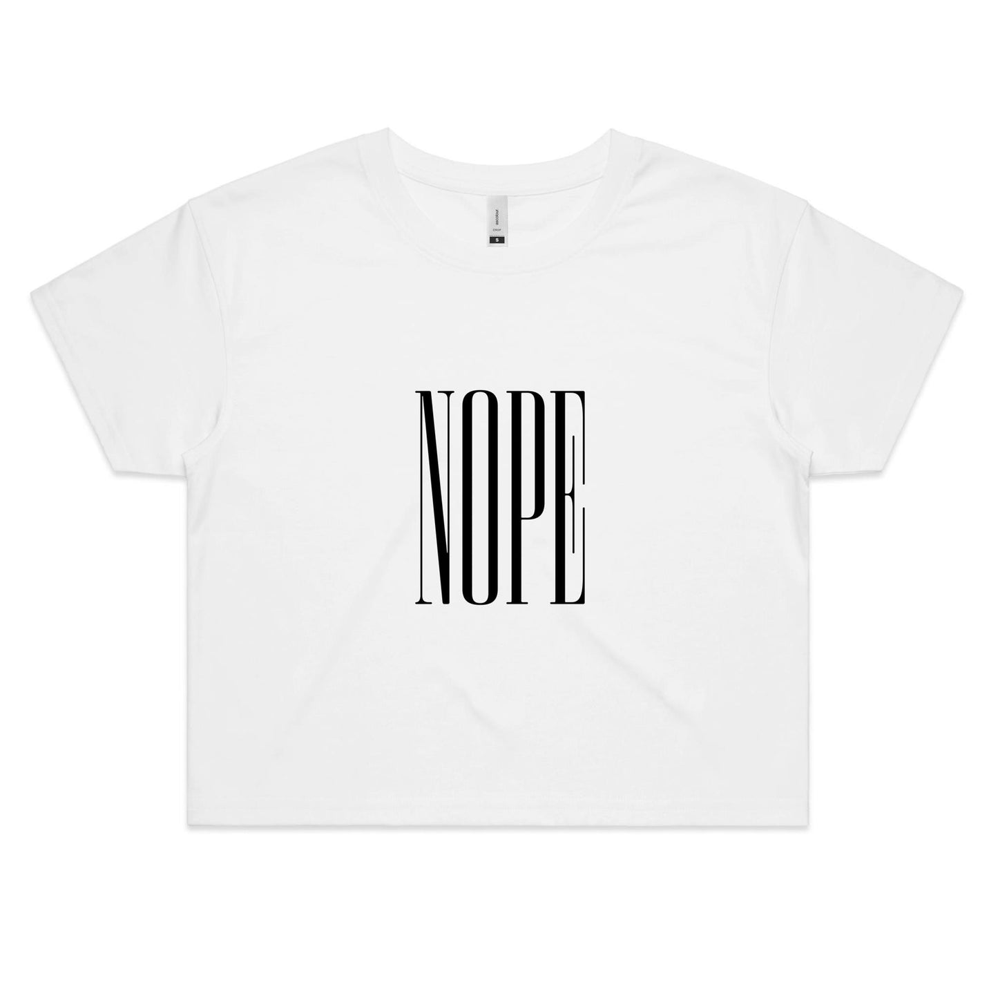 Nope - Women's Crop Tee