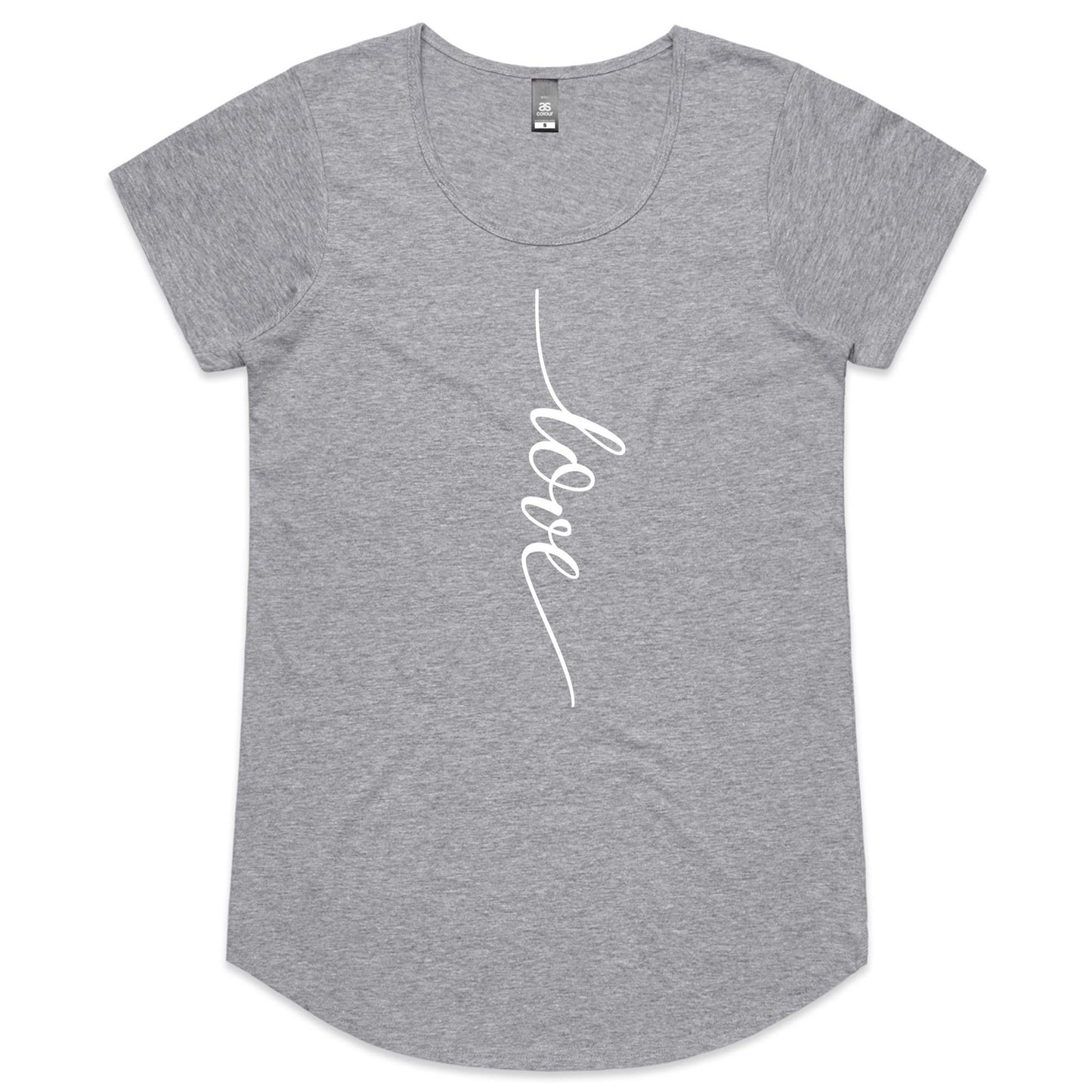 Love Vertical - Womens Scoop Neck T-Shirt